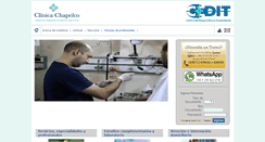 Desktop Screenshot of clinicachapelco.com